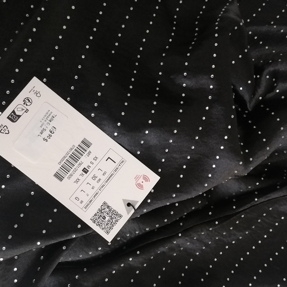 New Zara Jewel Satin Effect Dress - Picture 5 of 6